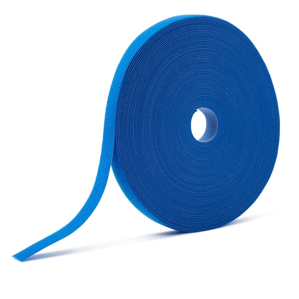 Cable Tie, VELCRO, 25 yd, 0.75 in W, Blue